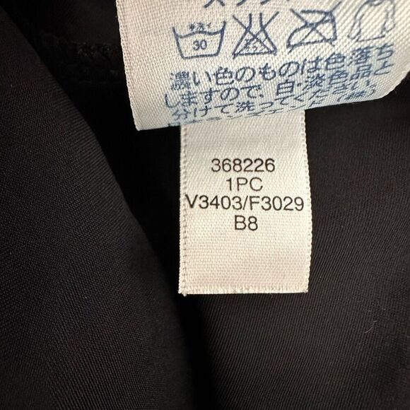 Lands End 12L One-Piece Black Tank Swimsuit - Picture 7 of 7